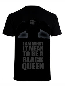 BLACK QUEEN "BLACK OUT" TEE (BLACK)