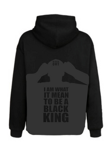 BLACK MEANING "BLACK OUT" HOODIE (BLACK)